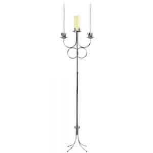silver unity candelabra