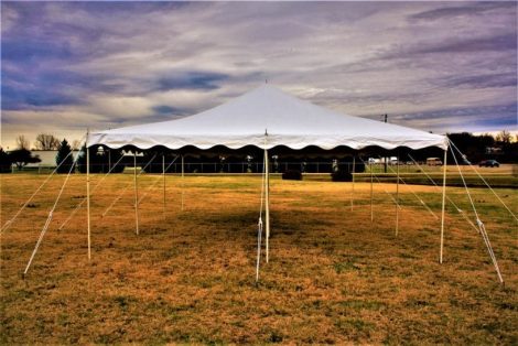 20X30 CENTER POLE CANOPY END