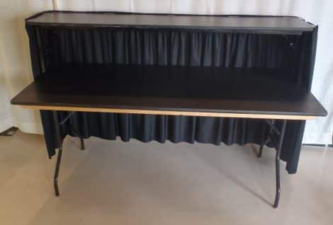 Portable Bar, 6' with Skirting