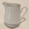 Coffee Creamer, White/Gold