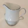 Coffee Creamer, White/Silver