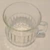 Coffee Cup, Fluted Glass