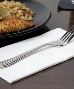 gold trimmed dinner fork