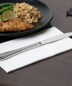 gold trimmed dinner knife