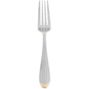gold trimmed salad/dessert fork