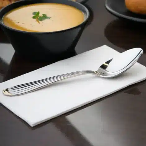 gold trimmed teaspoon