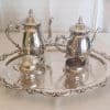 silver tea service