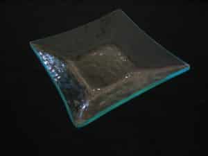 Plate, Square Glass