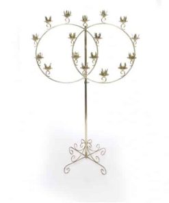 Alternative view of Candelabra, Brass 18 Branch Double Ring