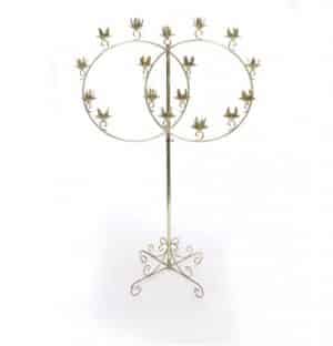 Alternative view of Candelabra, Brass 18 Branch Double Ring