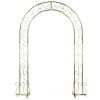 brass wedding arch