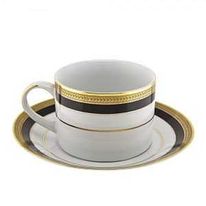 Coffee Cup, Black/Gold