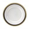 Plate, Black/Gold Dinner