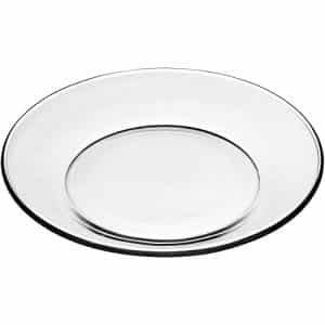 Plate, Clear Glass Salad
