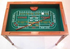 mini craps table