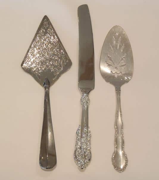 Silver Cake Knife - Image 2