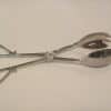 silver scissor tongs