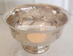 Punch Bowl, Silver 2.5 Gallon