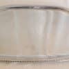 silver 22" rectangular tray
