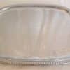 silver 24" rectangular tray