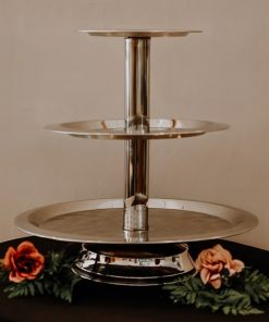 3 tier non ornate tray