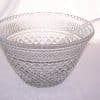 Punch Bowl, Glass 3 Gallon Cut
