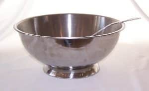 Punch Bowl, Stainless 3 Gallon