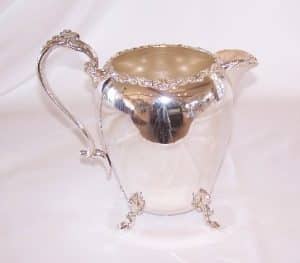 silver pitcher
