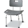 shower bench with back
