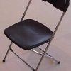 folding black chair