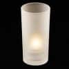 frosted glass candle holder