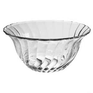 Punch Bowl, Glass 7 Quart Spiral