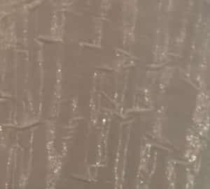 overlay white iridescent tablecloth