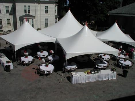 Canopy, Marquee Tent 40' Hexagon White - Image 4
