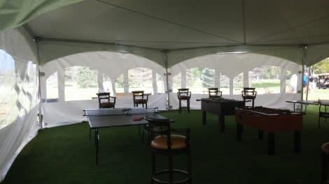Canopy, Marquee Tent Sidewall 20' with Windows - Image 4