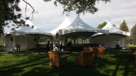 Canopy, Marquee Tent 40' Hexagon White - Image 9