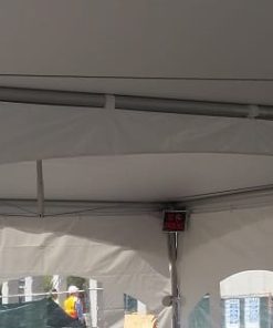 marquee tent rain gutter