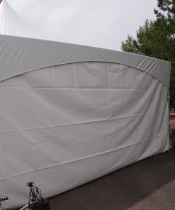white marquee tent sidewall