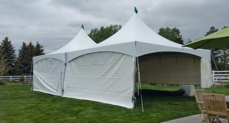 Canopy, Marquee Tent Sidewall 20' White - Image 4