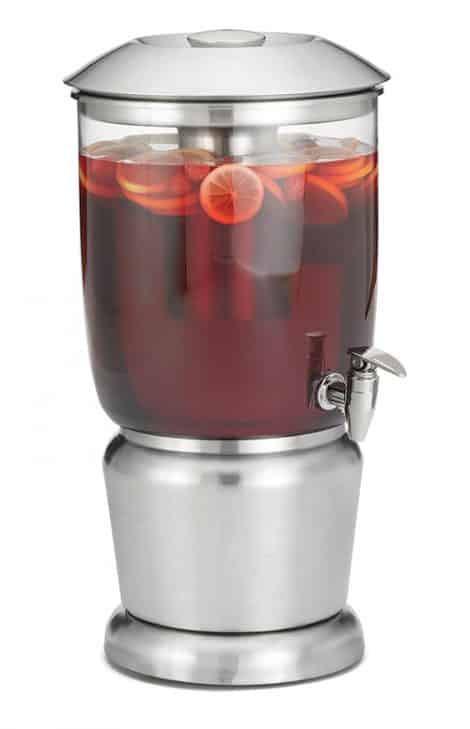 Beverage Dispenser, Acrylic/Stainless 5 Gallon - Image 4