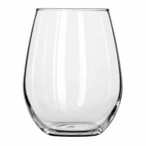 Wine Glass, Stemless 11.75 ounce White or Red