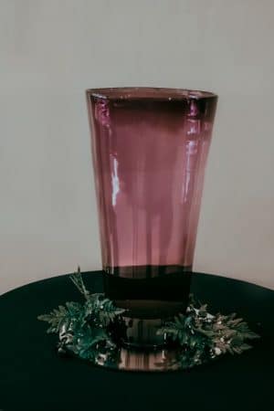 Alternative view of Vase, Round Glass Vase