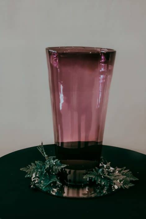 Vase, Round Glass Vase - Image 2