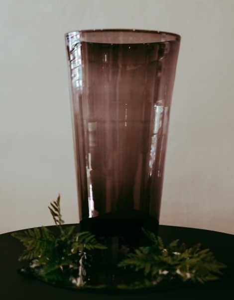 Vase, Round Glass Vase - Image 3