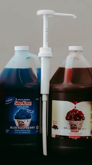 snow cone syrup pump